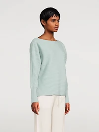 Coastal Cashmere Boatneck Sweater