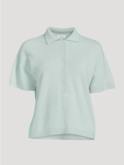 Cashmere Relaxed Short-Sleeve Polo