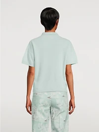 Cashmere Relaxed Short-Sleeve Polo