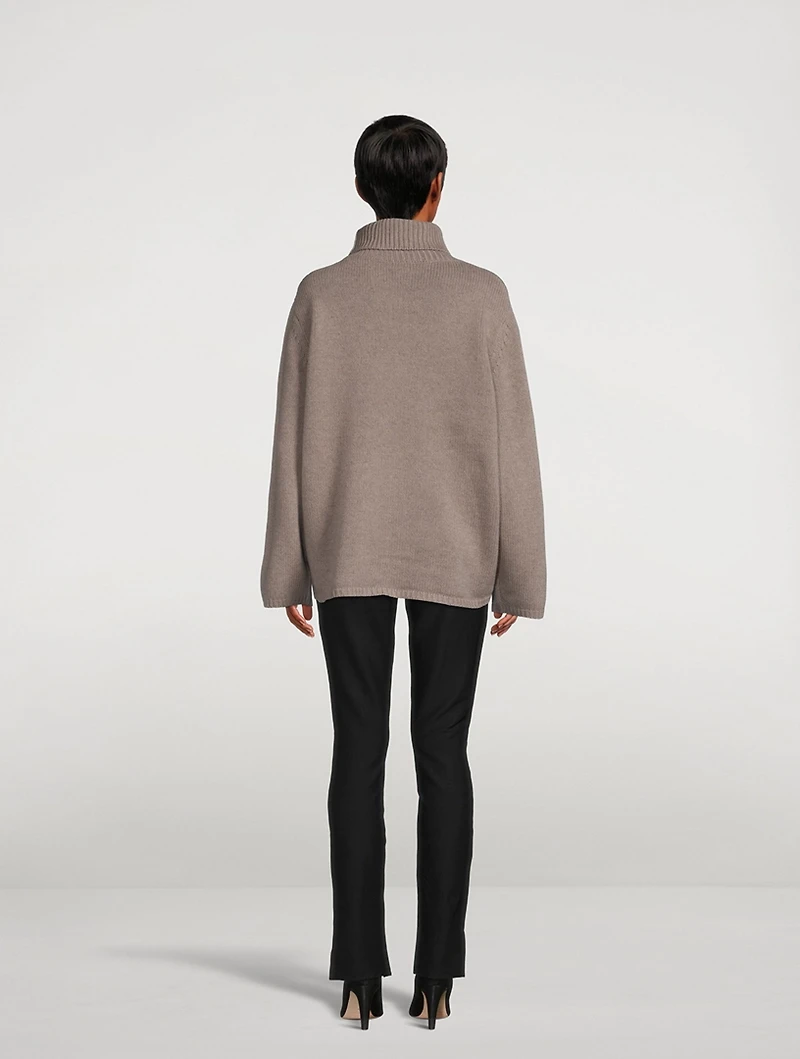 Wool Cashmere Turtleneck
