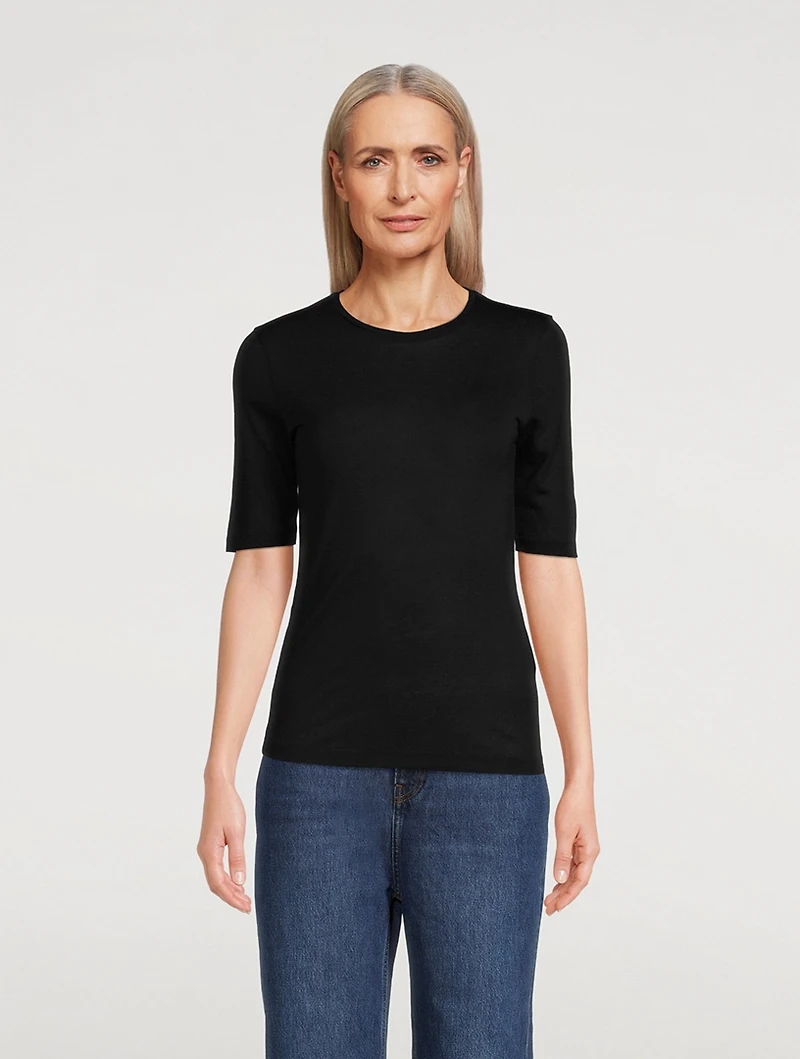 Thin Cashmere Modal Tee