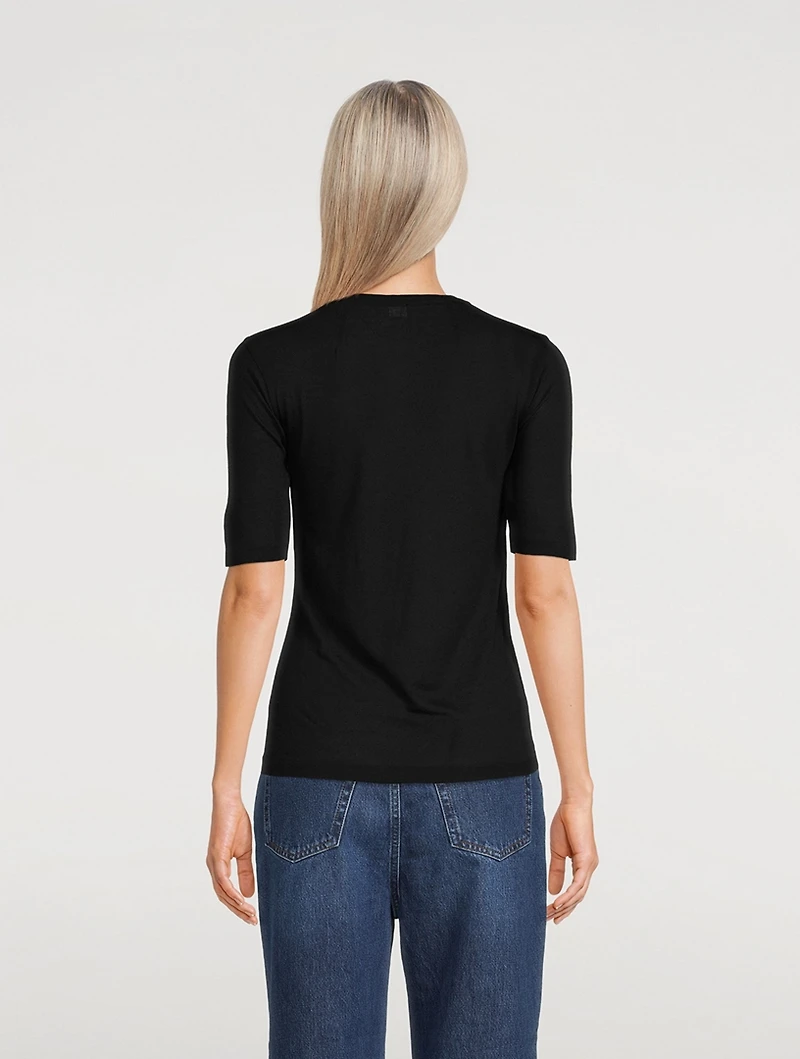 Thin Cashmere Modal Tee