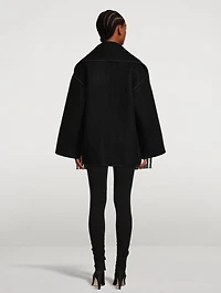 Embroidered Scarf Jacket