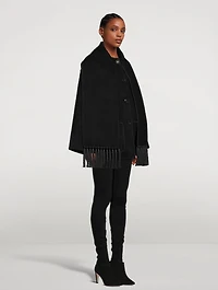 Embroidered Scarf Jacket