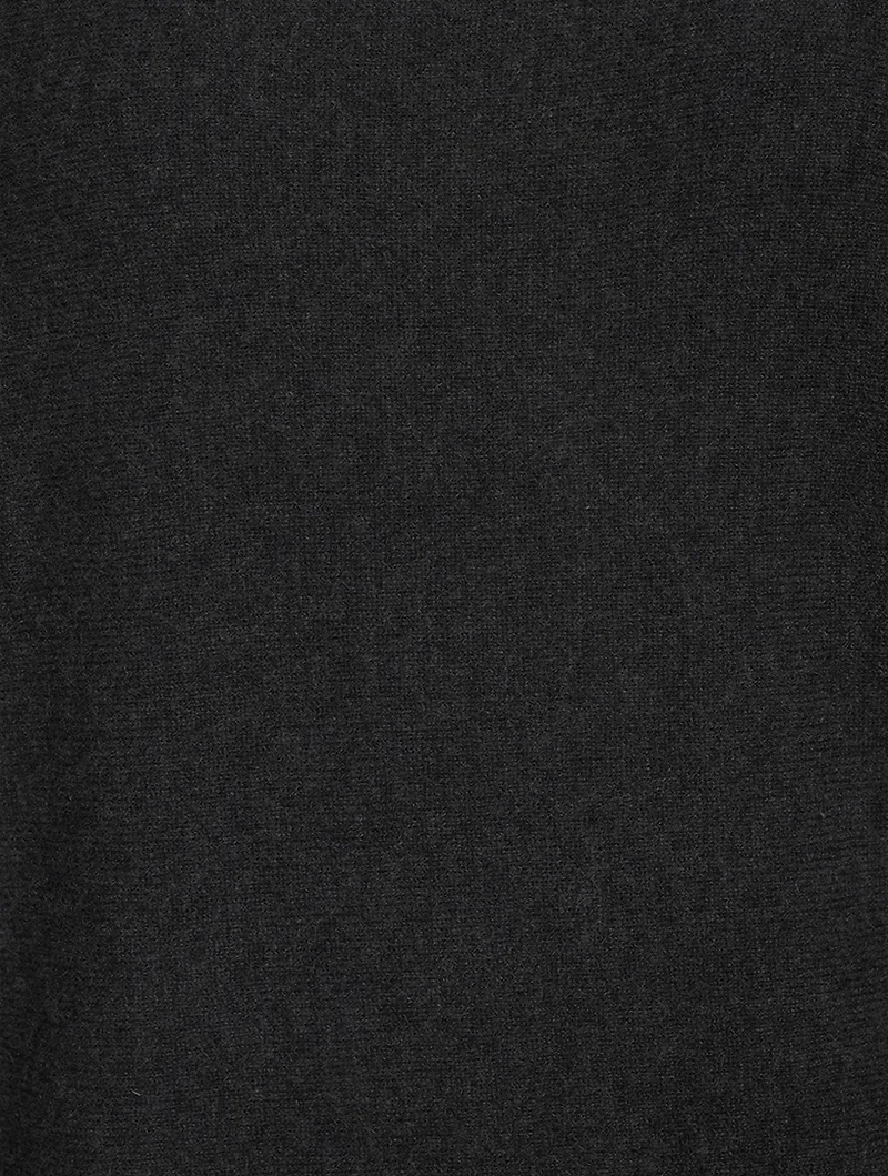 Draped Cashmere Turtleneck Dress