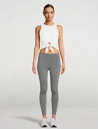 Mayra Tie-Front Muscle Tank Top