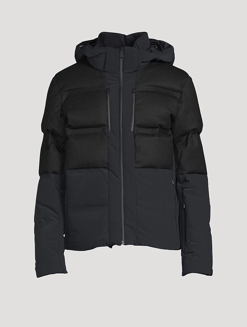 Super Nuke Wool And Nylon Down Jacket