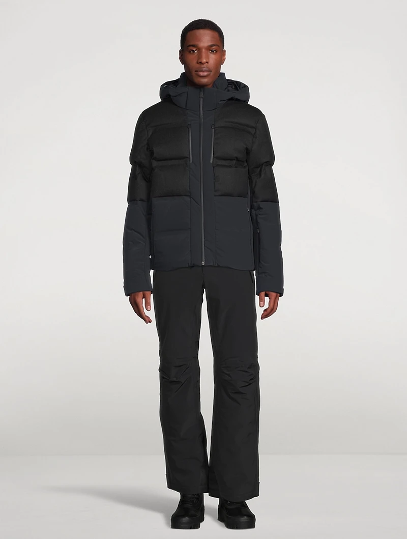 Super Nuke Wool And Nylon Down Jacket