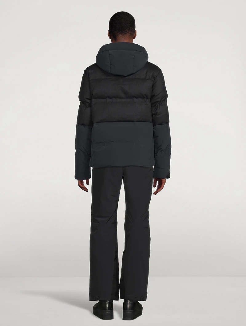 Super Nuke Wool And Nylon Down Jacket