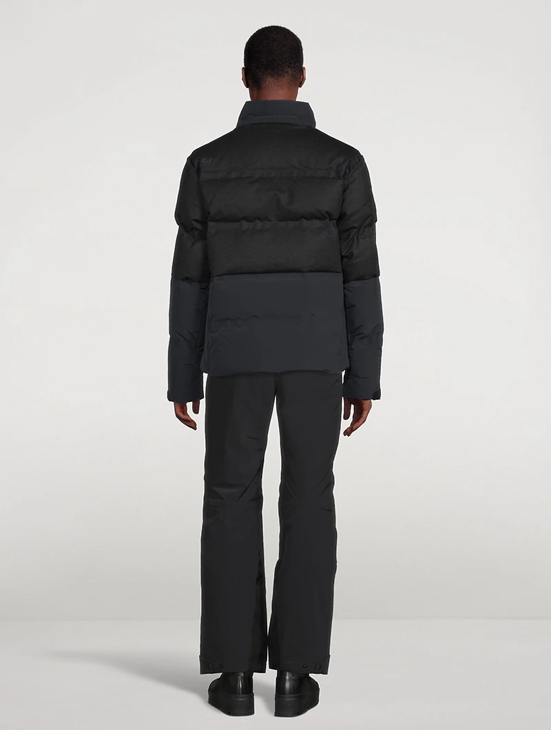 Super Nuke Wool And Nylon Down Jacket