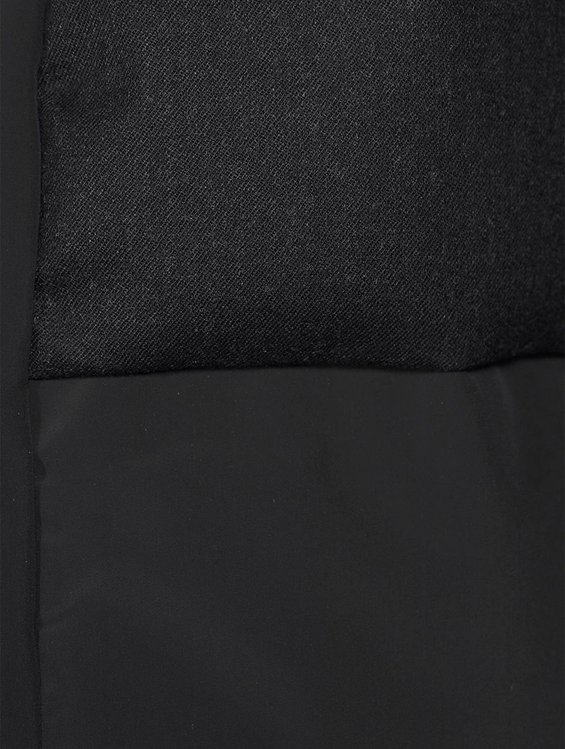 Super Nuke Wool And Nylon Down Jacket