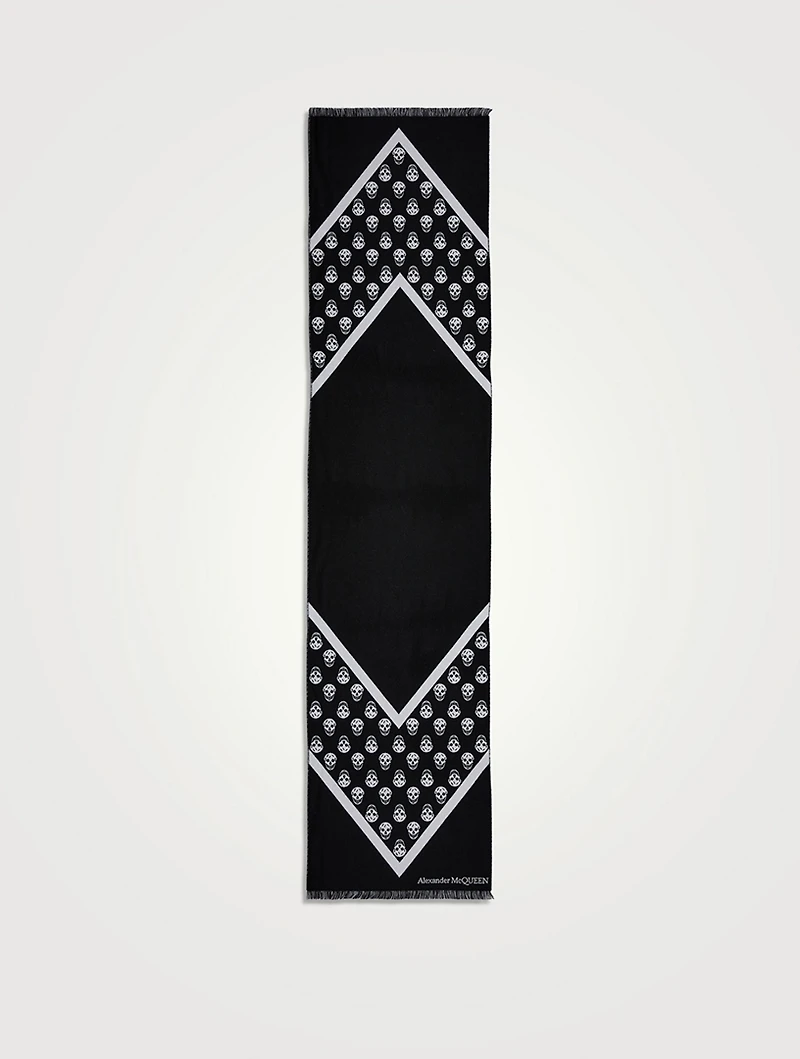Sport Skull Wool Scarf