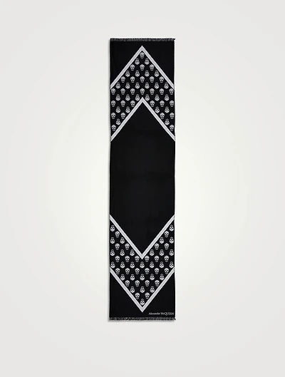 Sport Skull Wool Scarf