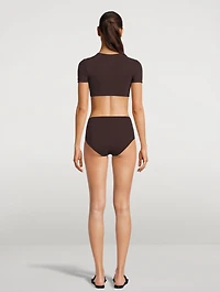 Ruched Prong Bikini Brief