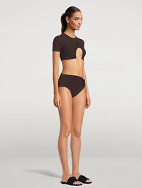 Ruched Prong Bikini Brief