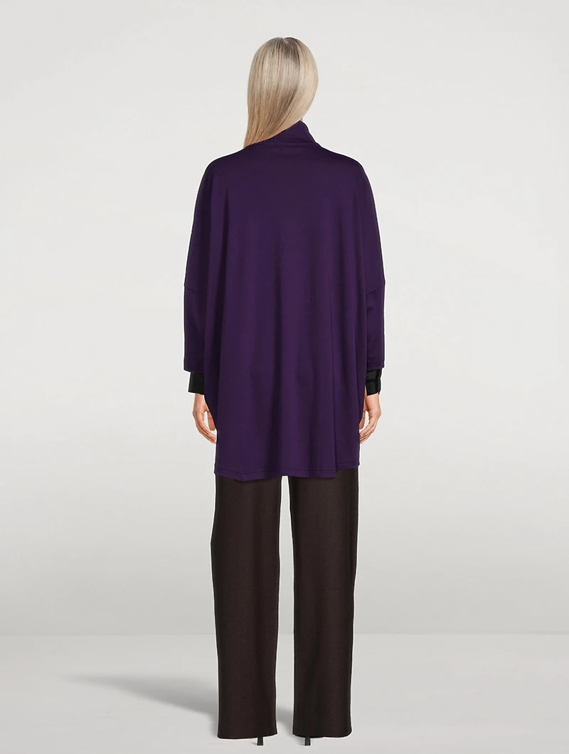 Pima Cotton Zip-Front Jacket