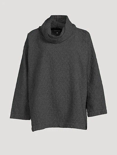 Cowlneck Monk Top