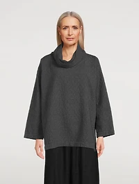Cowlneck Monk Top
