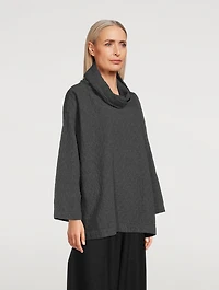 Cowlneck Monk Top