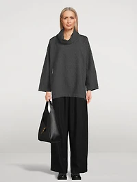 Cowlneck Monk Top