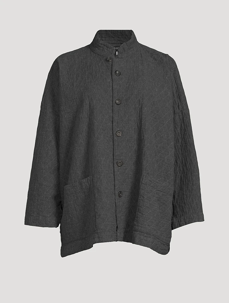 Wide Mandarin Jacket