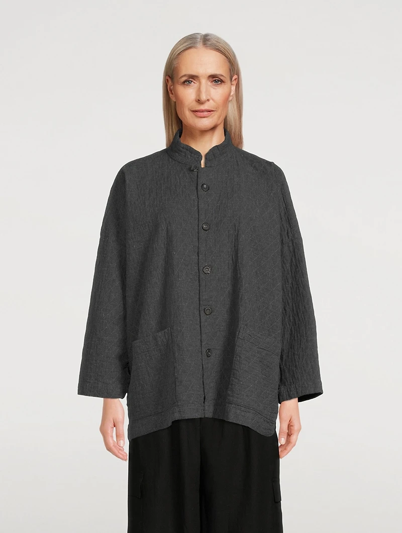 Wide Mandarin Jacket