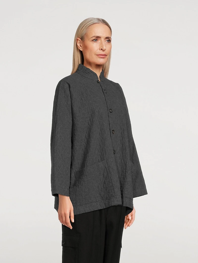 Wide Mandarin Jacket