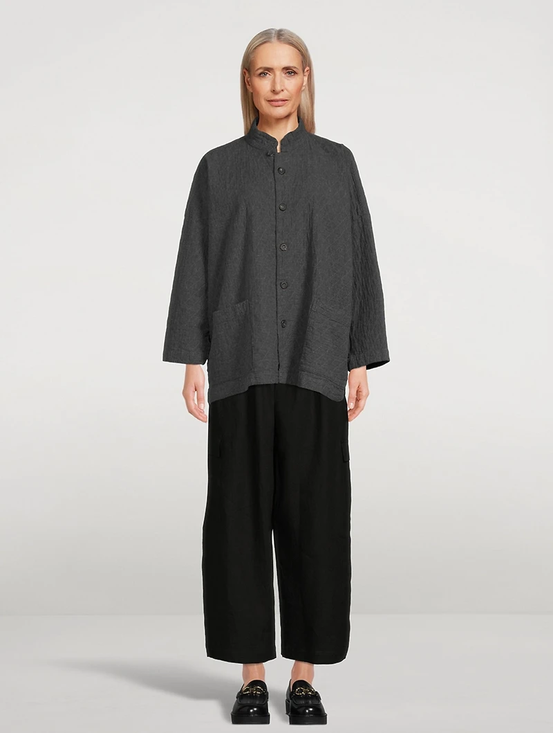 Wide Mandarin Jacket