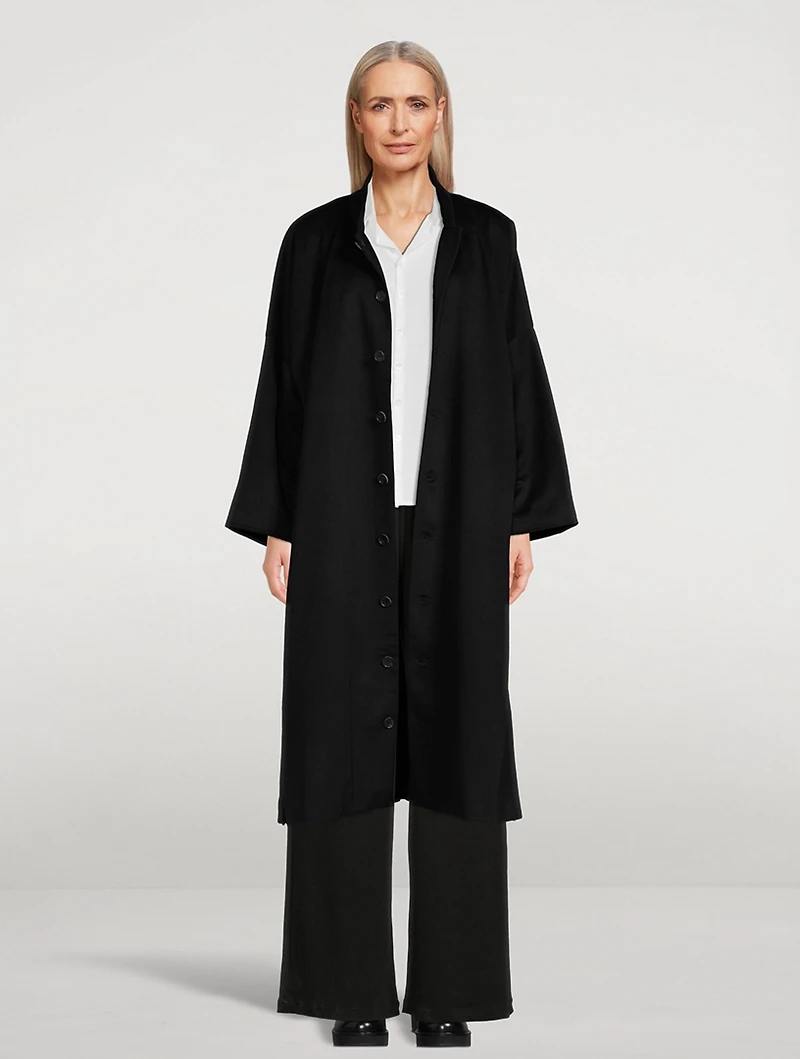 Full-Length Stand Collar Imperial Coat