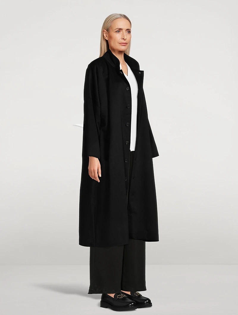 Full-Length Stand Collar Imperial Coat