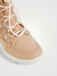 Youth Sorel Explorer Faux Shearling Boots
