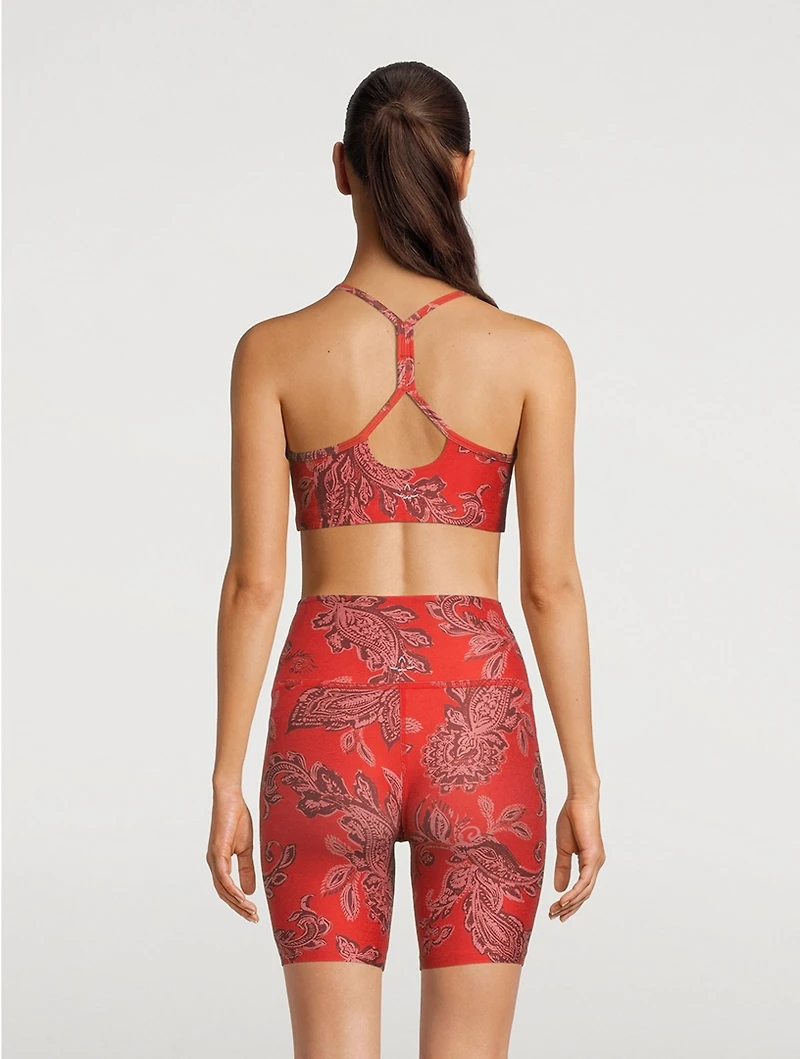 SoftMark Racerback Bra Paisley Print