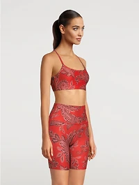 SoftMark Racerback Bra Paisley Print