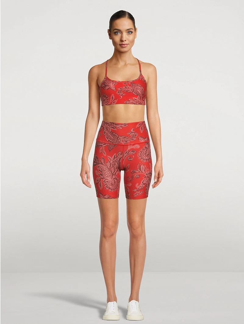 SoftMark Racerback Bra Paisley Print