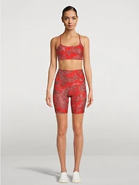 SoftMark Racerback Bra Paisley Print