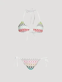 Zig Zag Jacquard Bikini Set