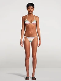 Zig Zag Jacquard Bikini Set