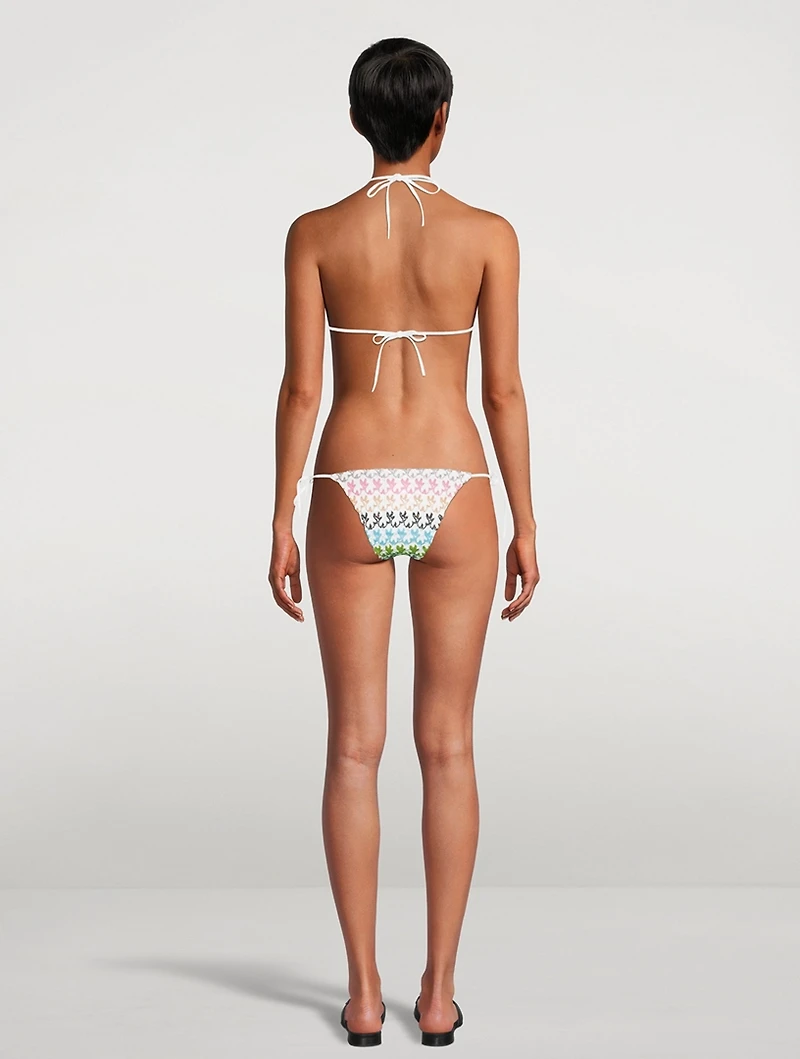 Zig Zag Jacquard Bikini Set