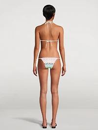 Zig Zag Jacquard Bikini Set