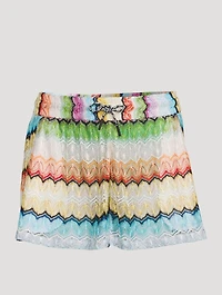 Knit Drawstring Shorts