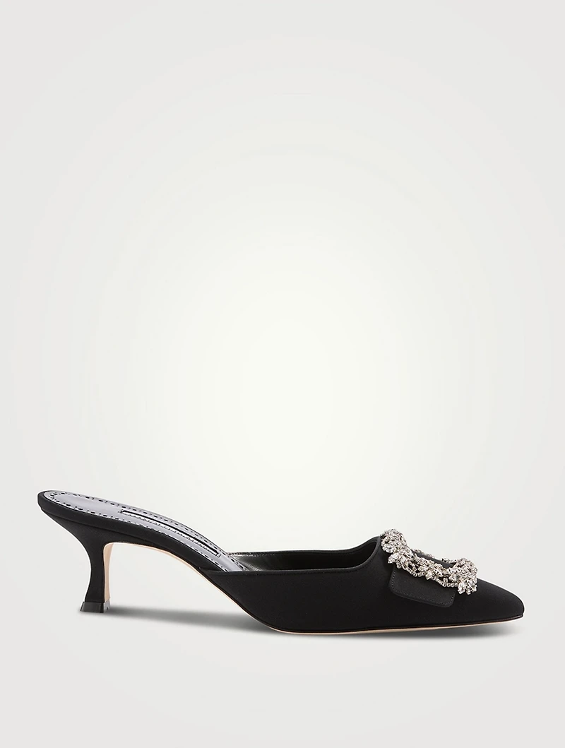 Maysale 50 Satin Mules