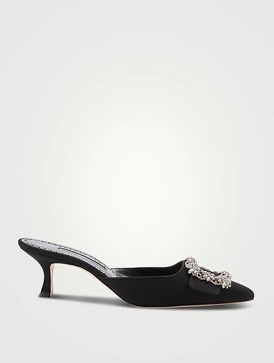 Maysale 50 Satin Mules