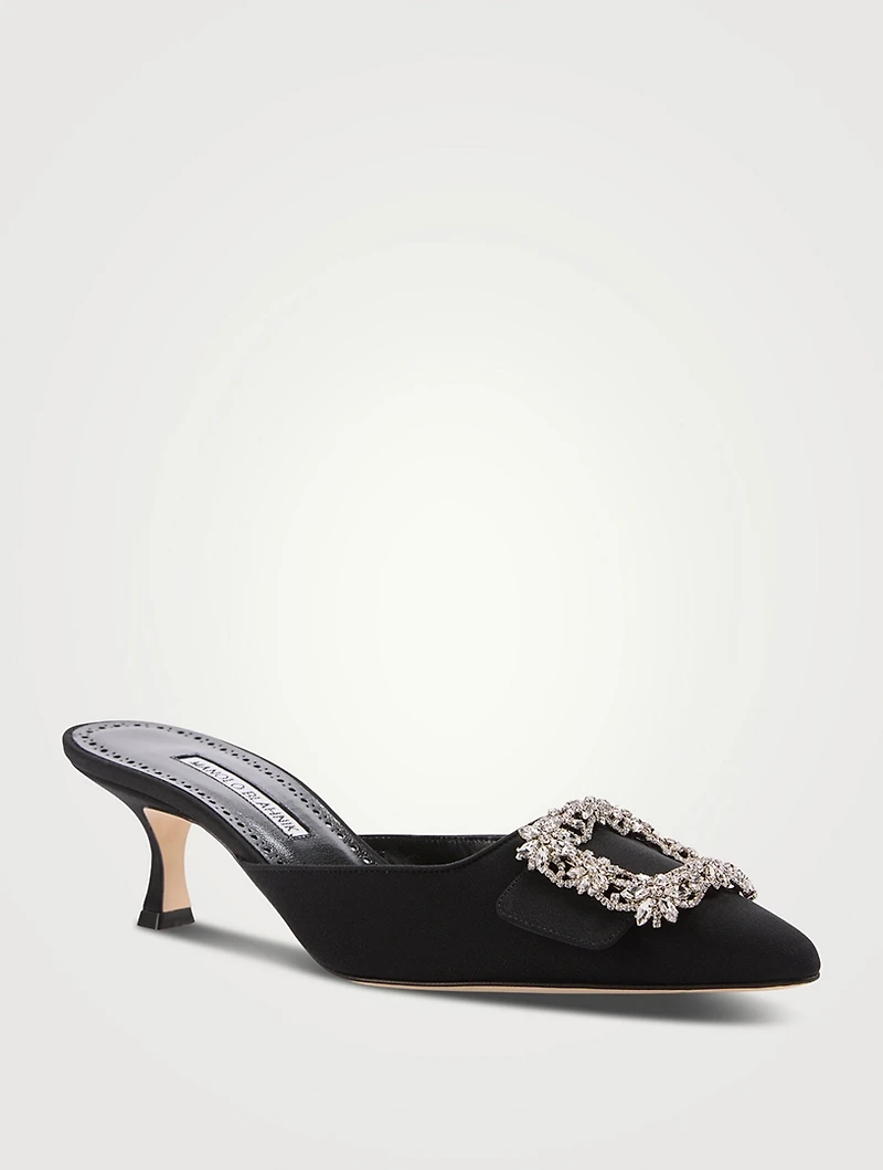 Maysale 50 Satin Mules
