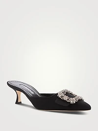 Maysale 50 Satin Mules