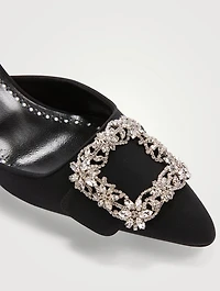 Maysale 50 Satin Mules