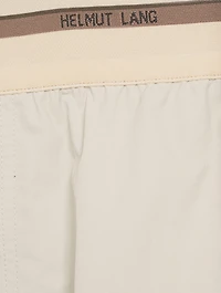 Nylon Shorts With Logo Band