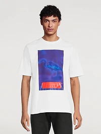 Heron Censored Cotton T-Shirt