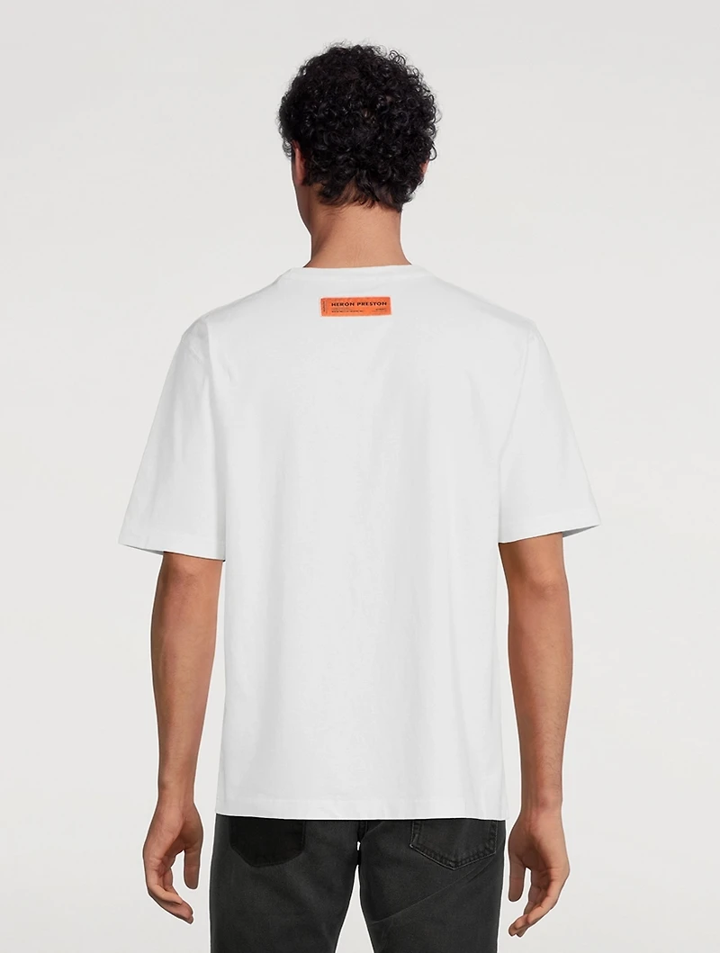 Heron Censored Cotton T-Shirt