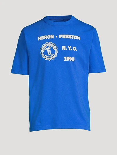 Medieval Heron Cotton T-Shirt