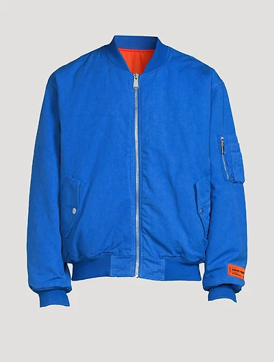 Cotton And Linen Bomber Jacket